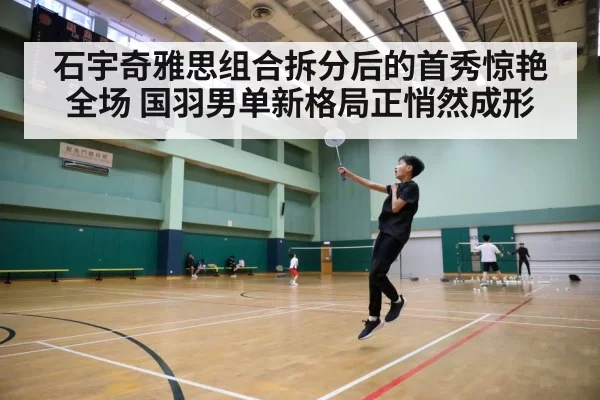 badminton court action